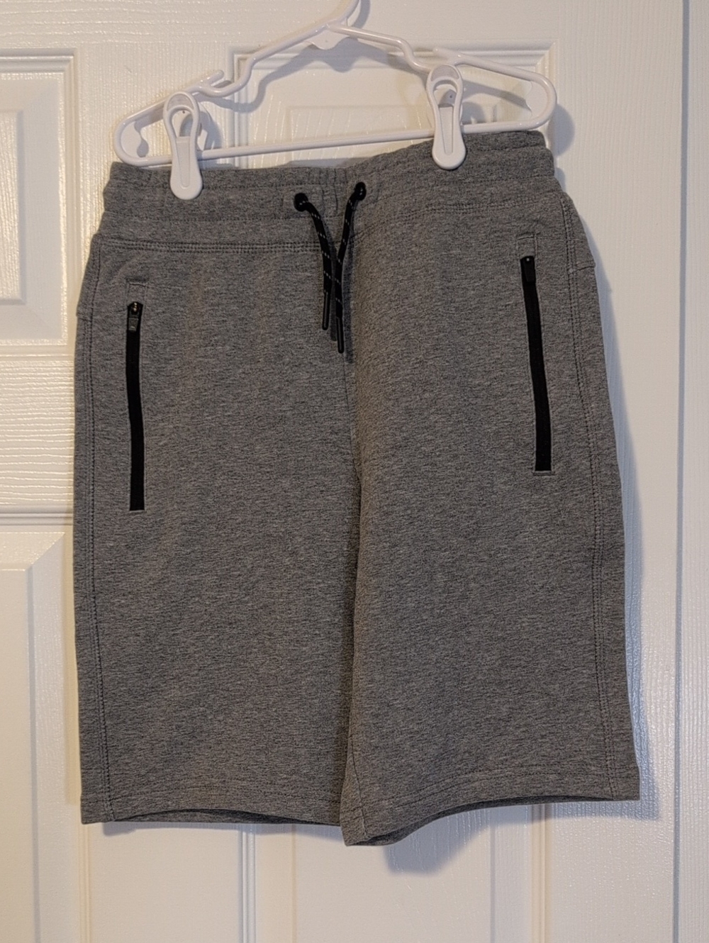 Boys' Grey Active Drawstring Jogger Shorts NWT